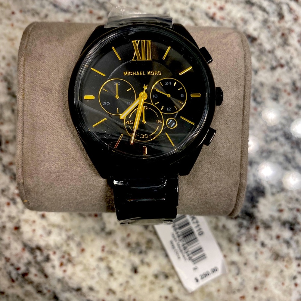 Black and Gold Michael Kors Women’s Watch